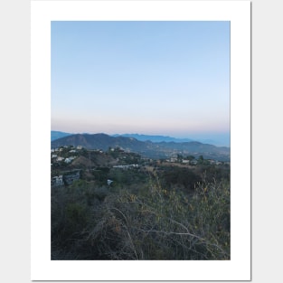 Runyon Canyon LA City View Posters and Art